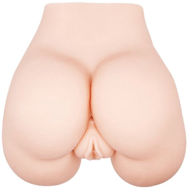 Crazy Bull Back door Vibrating Vagina & Anal Stimulator Flesh - Realistic Butts And Vaginas