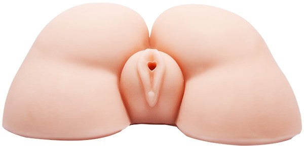 Crazy Bull Back door Vibrating Vagina & Anal Stimulator Flesh - Realistic Butts And Vaginas
