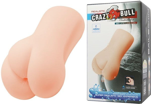 Crazy Bull Water Activated 3D Life Like Ass Male Masturbator Flesh - Realistic Butts And Vaginas