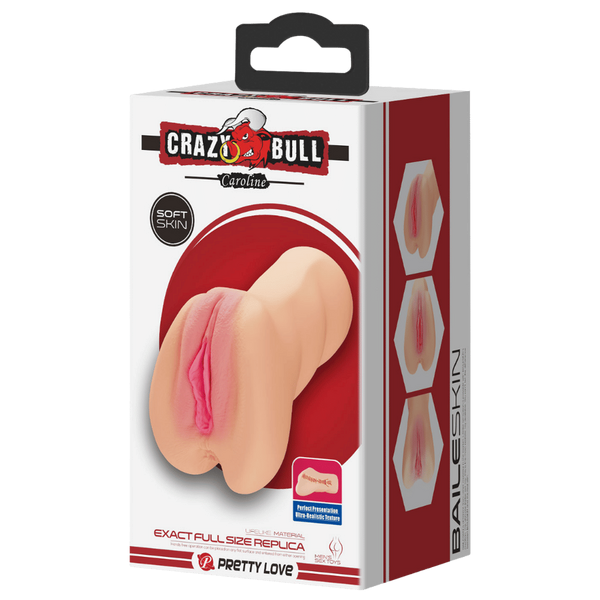 Crazy Bull Caroline Realistic Pussy Mens Stroker Flesh - Realistic Butts And Vaginas