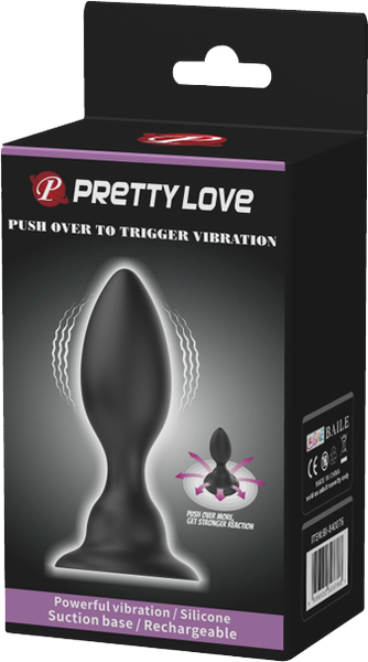 Pretty Love Push Over To Trigger Vibrating Anal Plug - Butt Plugs