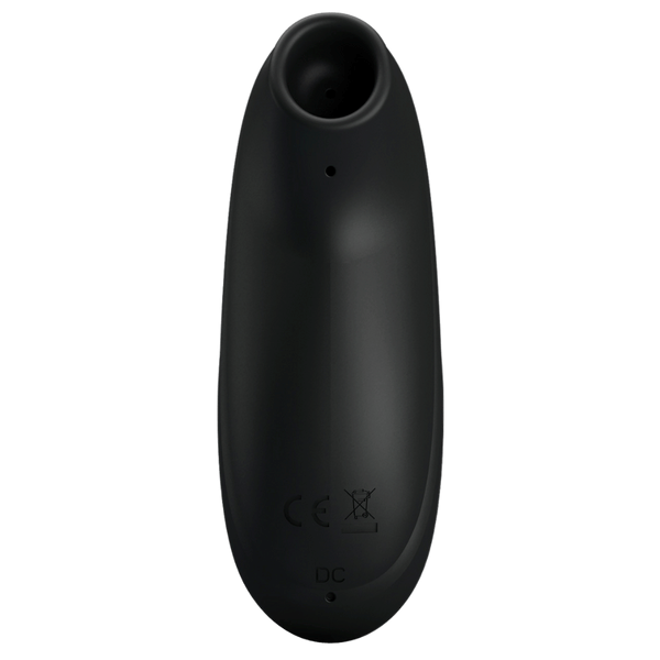 Pretty Love Otis Rechargeable Suction Based Clitoral Massager Black - Clit Ticklers and Pulsators