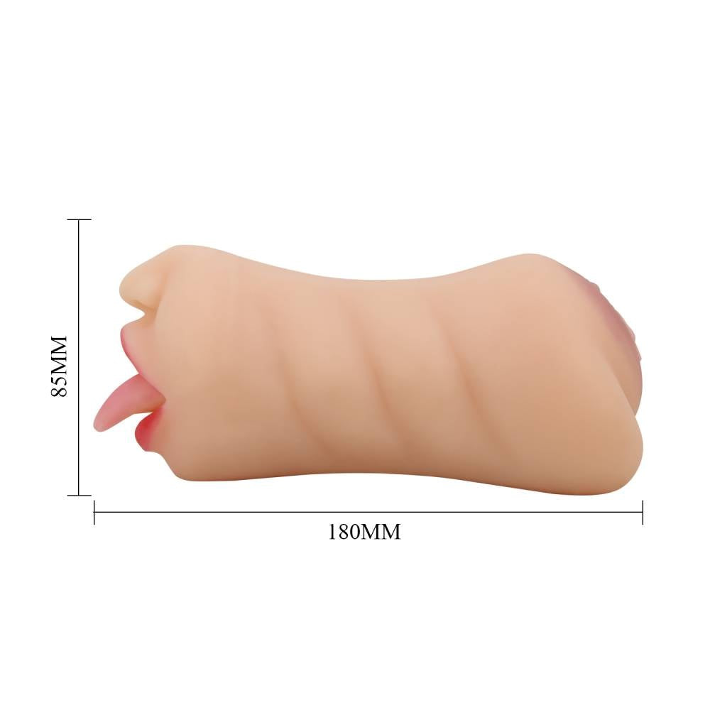 Crazy Bull Sarah Premium Dual Channel Male Masturbator - Realistic Butts And Vaginas