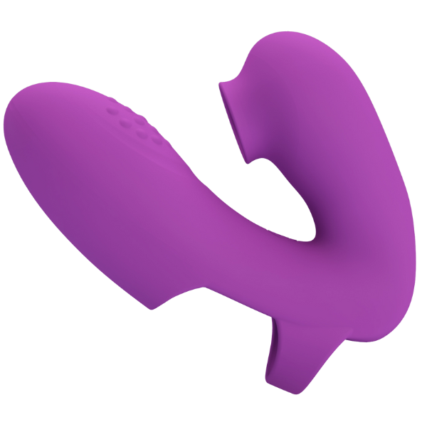 Pretty Love Athena Rechargeable Silicone Finger Vibrator Purple - Finger and Tongue Vibrators