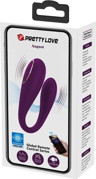 Pretty Love August App Control 12 Function G Spot Vibrator Byzantium - G-Spot Vibrators