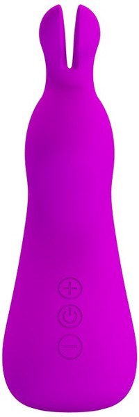Pretty Love USB Rechargeable Nakki Personal Massager Purple - Rabbit Vibrators