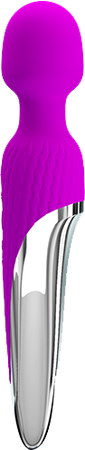 Pretty Love Nathaniel Power Vibrating Body Wand Massager Purple - Body Wands