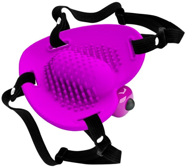 Pretty Love Heartbeat Vibrating Clitoral Massager Purple - Clit Ticklers and Pulsators