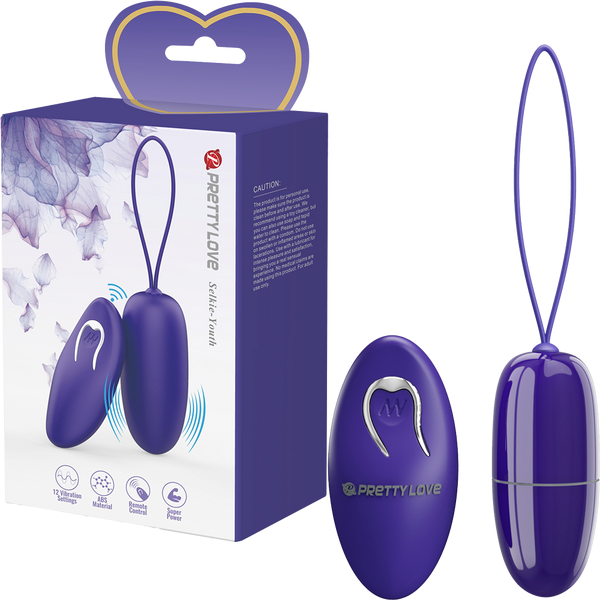 Pretty Love Selkie Youth Wireless Remote Control Love Egg Massager Purple - Love Eggs and Kegel Exercisers