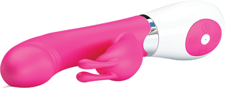 Pretty Love Gene Sound Activated Rabbit Vibrator Pink - Rabbit Vibrators