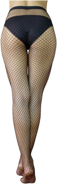 Sax Medium Net Womens Fishnet Pantyhose 2 - Hosiery