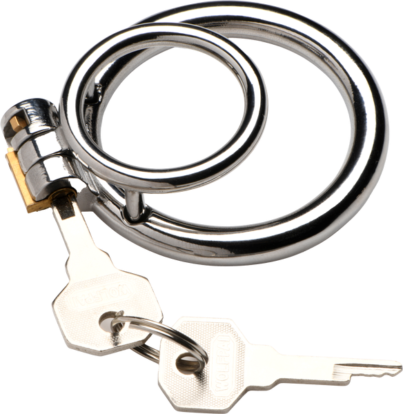 Master Series Locked Cock Locking Cock & Ball Ring - Male Chastity