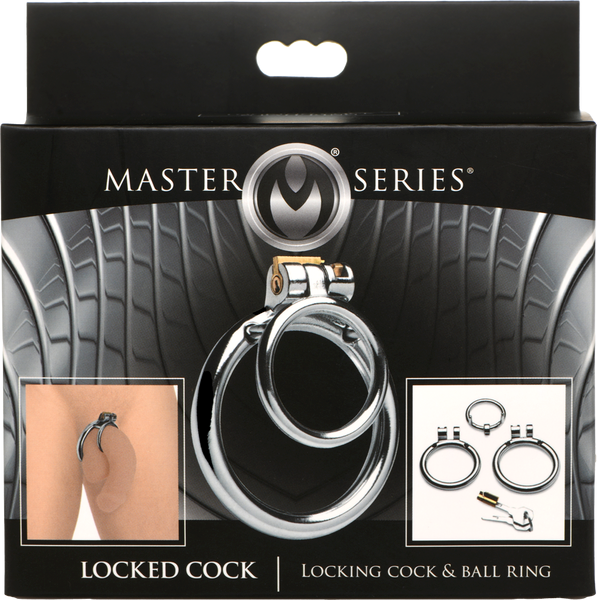 Master Series Locked Cock Locking Cock & Ball Ring - Male Chastity