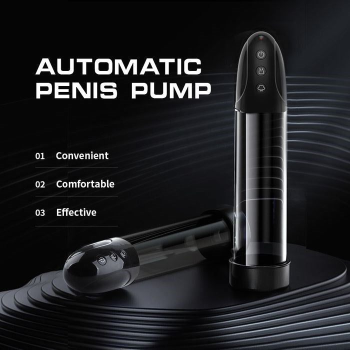 LuvPump USB Rechargeable Automatic Penis Pump Clear - Penis Pumps And Stretchers