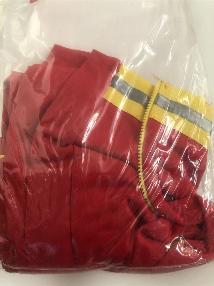 Leg Avenue Womens XLarge Sexy Red Firefighter Halloween Costume Romper Black - Fancy Dress Ups