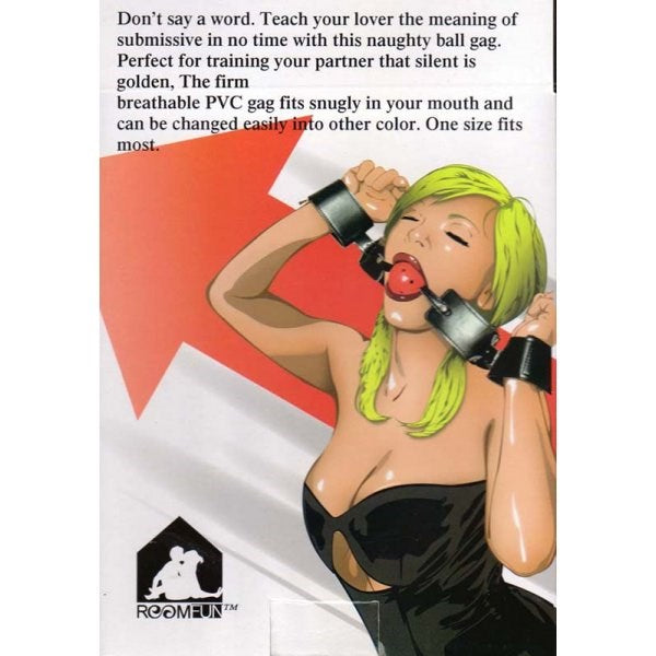 RoomFun Breathable Bondage Ball Gag Restraint - Bondage Gags and Bits