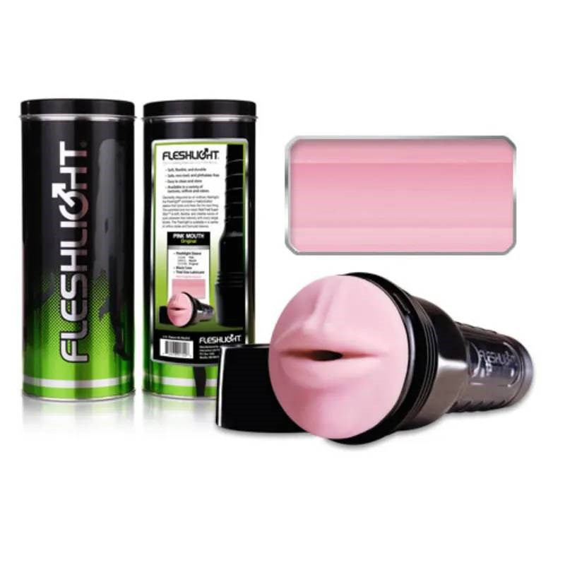 Fleshlight Pink Mouth Wonder Wave - Unparalleled Sensations - Fleshlight Male Masturbators