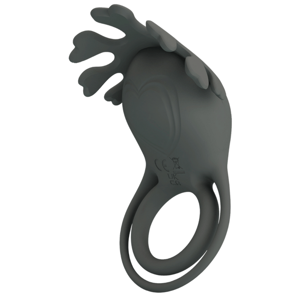Pretty Love Ruben 7 Function Master Vibrating Cock Ring Grey - Vibrating Cock Rings