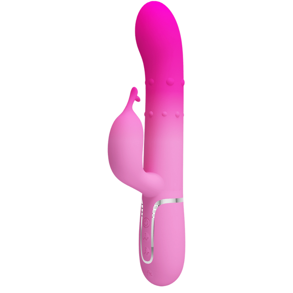Pretty Love Shima Rechargeable 7 Function Rabbit Vibrator Pink - Rabbit Vibrators