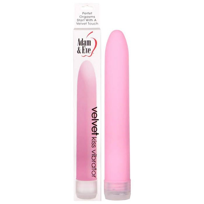 Adam and Eve Velvet Kiss Bullet Vibrator Pink - Bullet Vibrators
