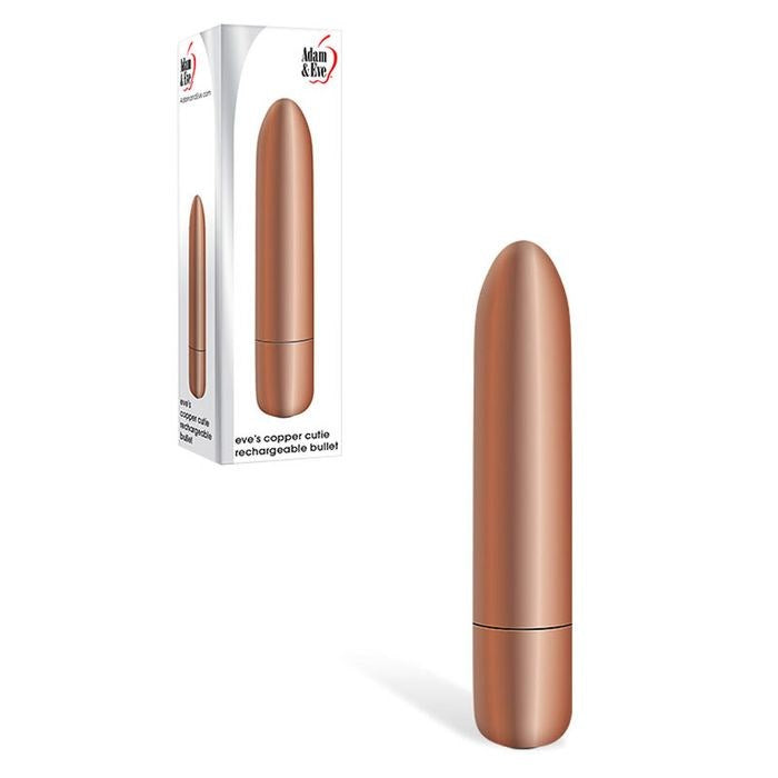 Adam and Eve COPPER CUTIE USB Rechargeable Bullet Vibrator - Bullet Vibrators
