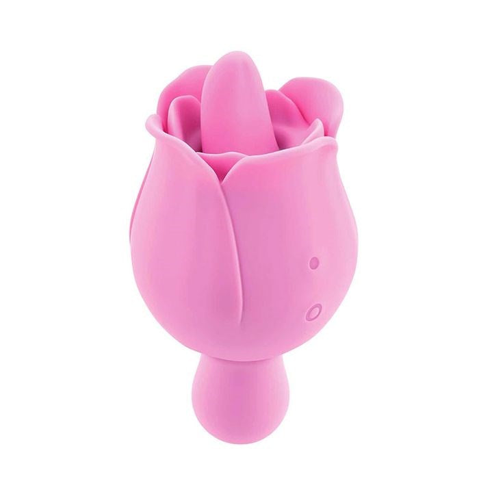 Adam and Eve EVES RAVISHING CLIT FLICKING ROSE Clitoral Stimulator Pink - Clit Ticklers and Pulsators