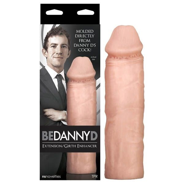 NS Novelties Be Danny D! Penis Extension Sleeve Flesh - Penis Sleeves and Extenders