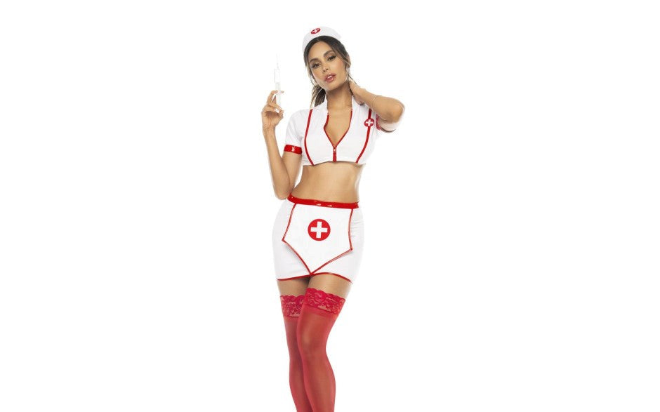 Mapale 3 Piece Super Sexy Nurse Costume - Fancy Dress Ups