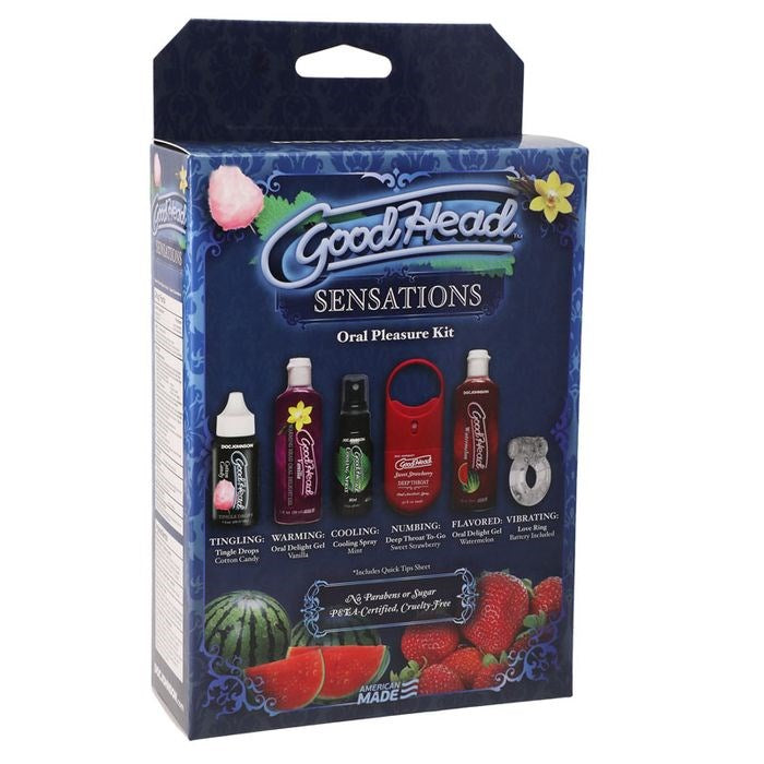 Doc Johnson GoodHead Lotion Sensations Kit 6 Piece - Massage Oils and Lubricants