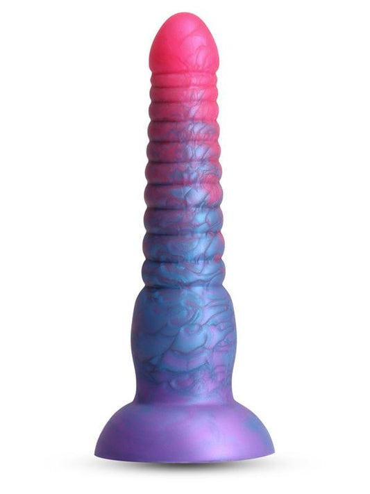 Colours Stacked 6 Inch Realistic Dildo Pink/Blue