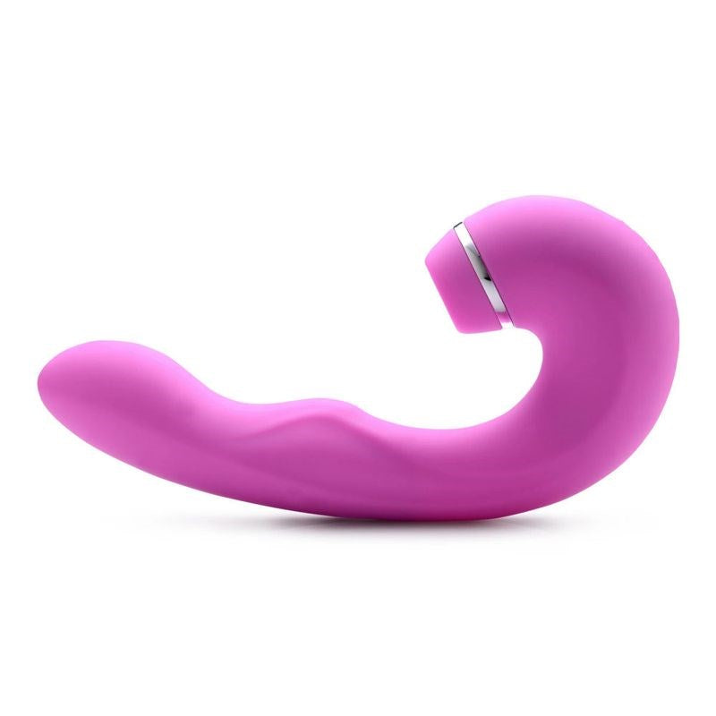 Shegasm 5 Star 10X Tapping G-Spot Vibe With Suction Pink - G-Spot Vibrators