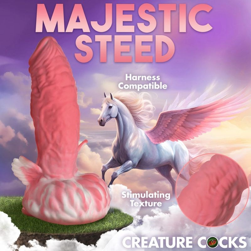 Creature Cocks Pegasus Pecker Winged Fantasy Silicone Dildo - Realistic Dildos
