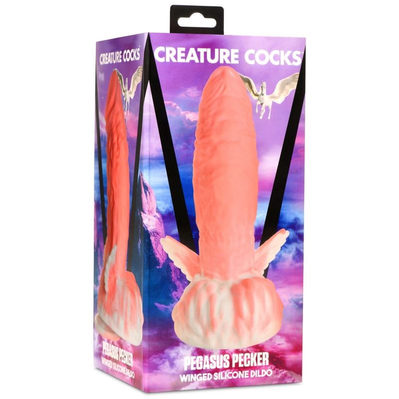 Creature Cocks Pegasus Pecker Winged Fantasy Silicone Dildo - Realistic Dildos