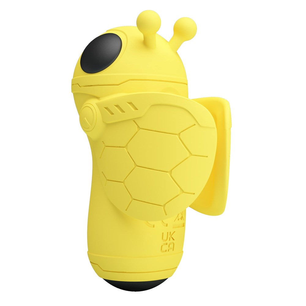 Pretty Love Magic Bee Rechargeable Finger Vibrator Yellow - Finger and Tongue Vibrators