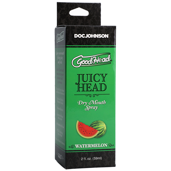 Doc Johnson GoodHead Wet Head Dry Mouth Spray Watermelon 59ml - Delay and Excite Sprays