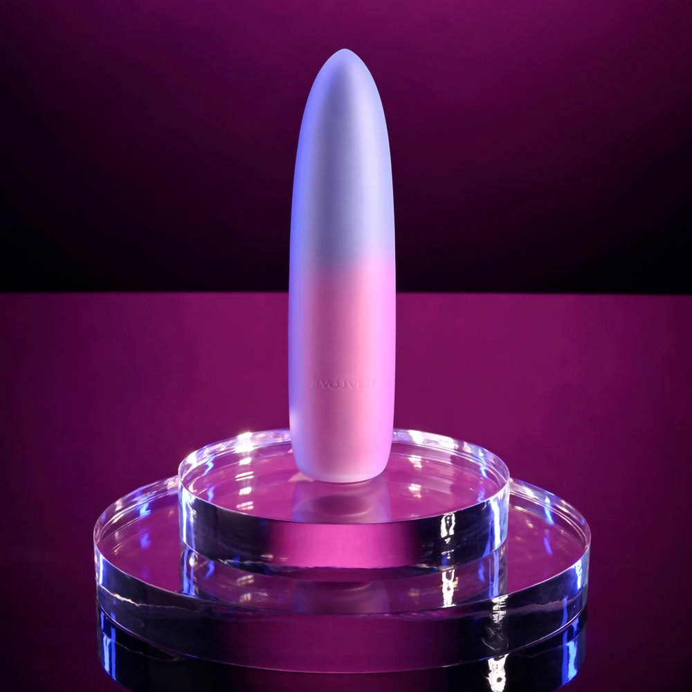 Evolved PARADISE Rechargeable Bullet Vibe Pink/Purple - Bullet Vibrators