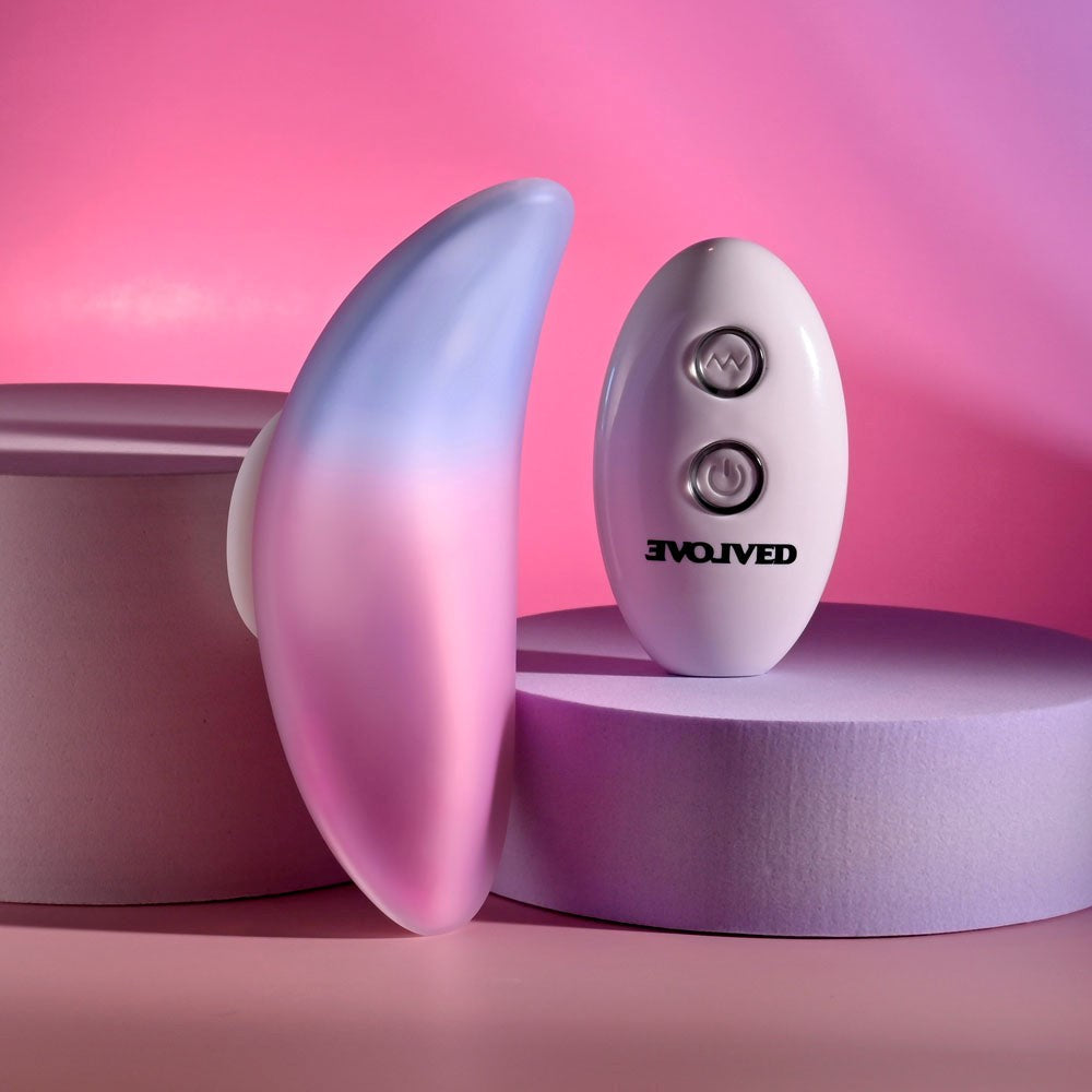 Evolved PARADISE Remote Control Panty Vibrator Pink/Purple - Remote Control Vibrators
