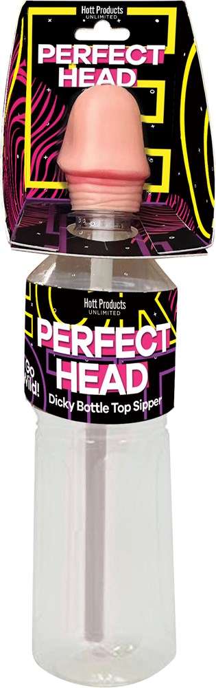 Hott Products Perfect Head Sipper Bottle - Party Gifts and Novelties
