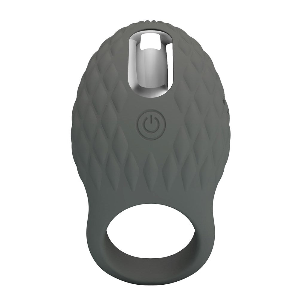 Pretty Love Master Ring Helious Vibrating Cock Ring Grey - Vibrating Cock Rings