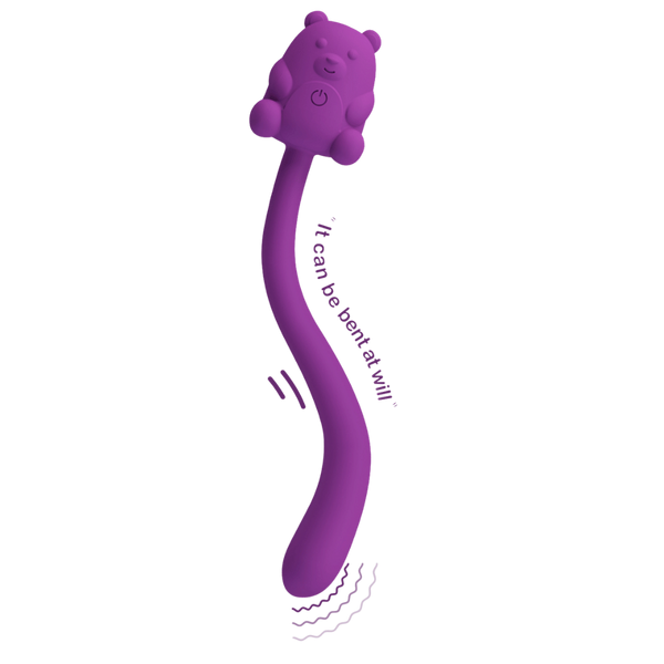 Pretty Love Cute Bear Flirting Stick Adult Massager - Personal Massagers