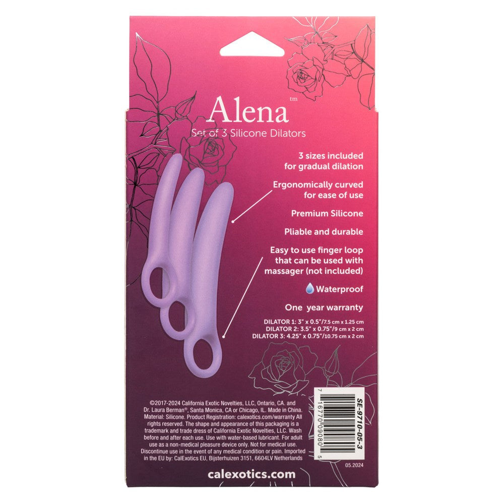 Dr. Laura Berman Alena Set Of 3 Silicone Dilators - Clit Ticklers and Pulsators