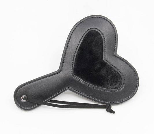 Berlin Baby Heart Shaped Vegan Leather Paddle
