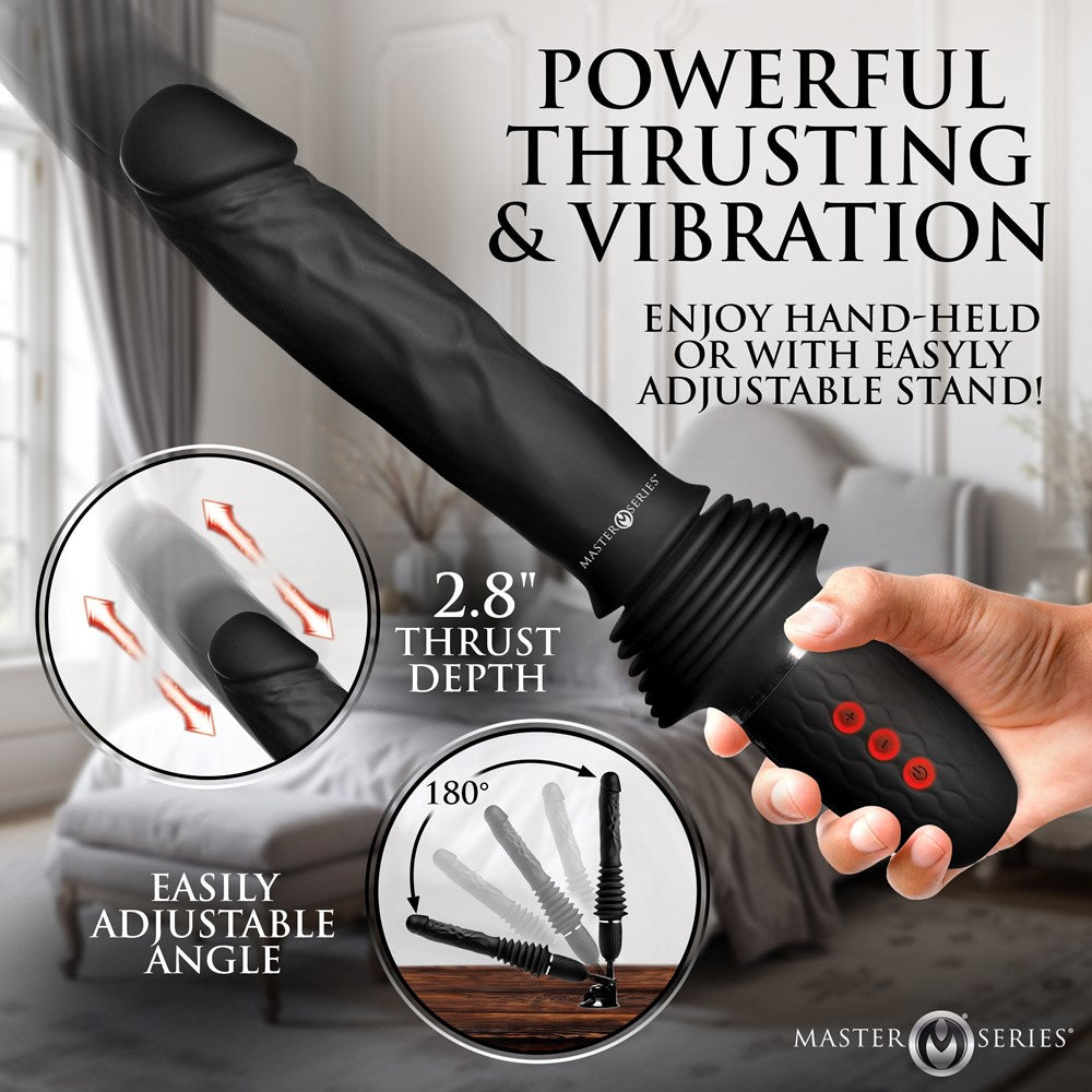 XR Brands Ultimate Power Pounder Vibrating Dildo - Vibrating Dildos