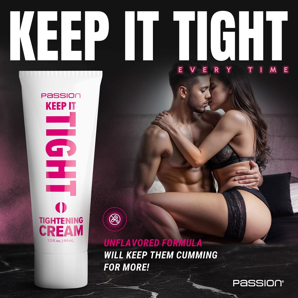 XR Brands Passion Keep It Tight Womens Adult Cream 44ml - Lubricants and Lotions