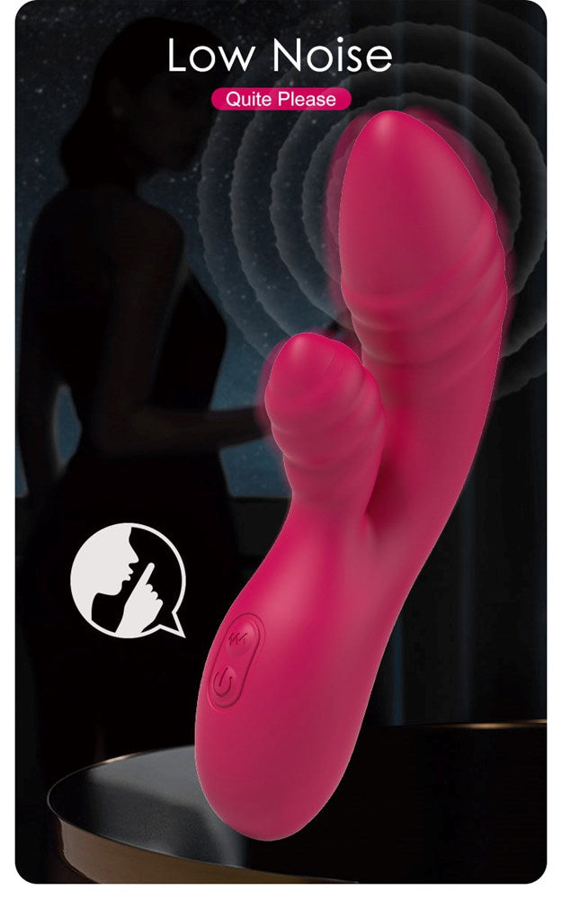 Party Up DALIDA USB Rechargeable Rabbit Vibrator - Rabbit Vibrators