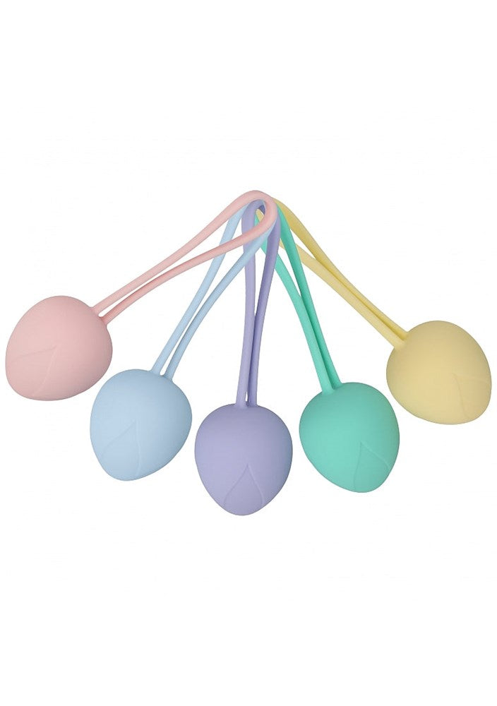 Shots Toys LOVELINE PelviFit Coloured Kegel Kit - Love Eggs and Kegel Exercisers