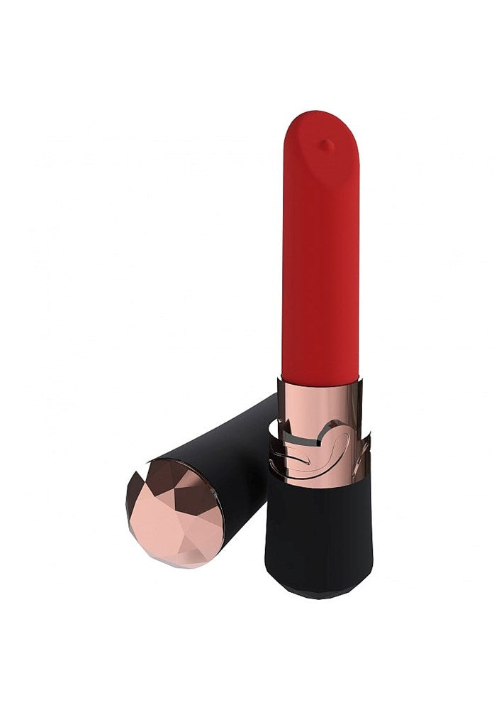 Shots Toys LOVELINE Dahlia Rechargeable Lipstick Vibrator - Personal Massagers