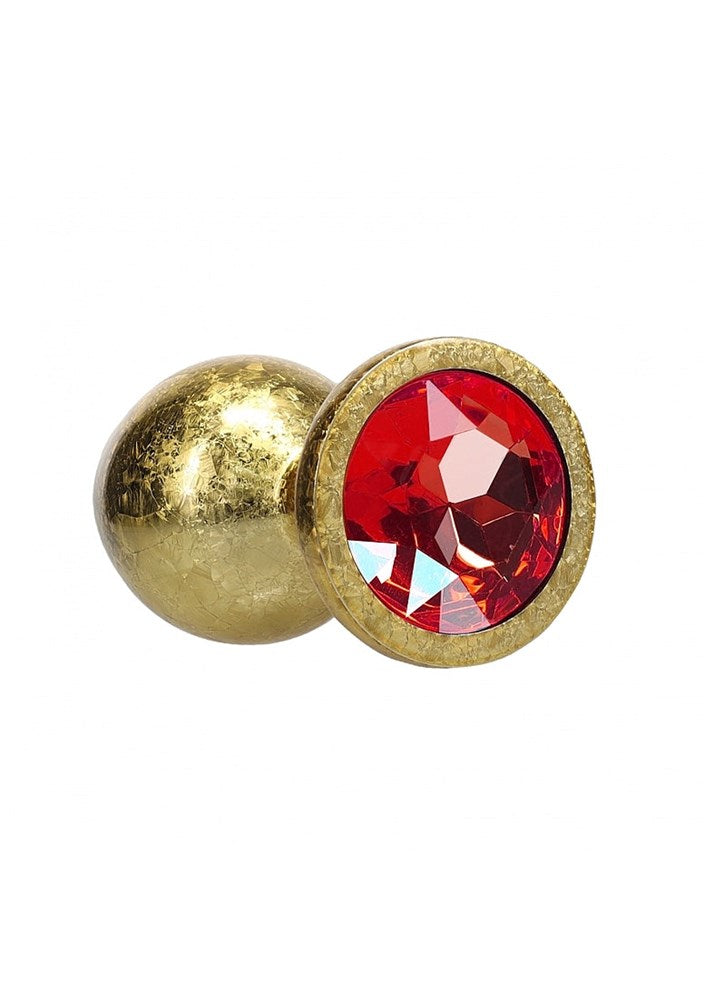 OUCH! Milan Collection Metallic Butt Plugs with Gem Bases - Butt Plugs