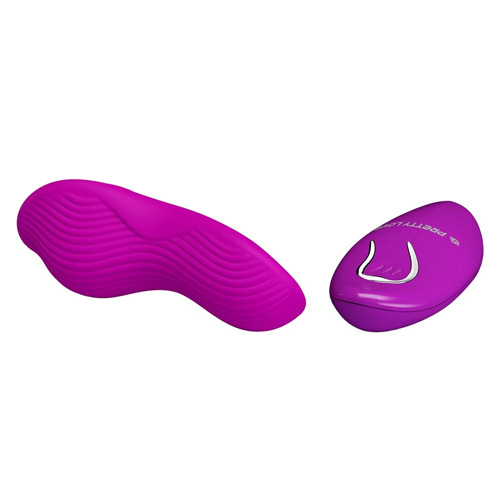 Pretty Love Rechargeable Romario Panty Vibrator Purple - Remote Control Vibrators
