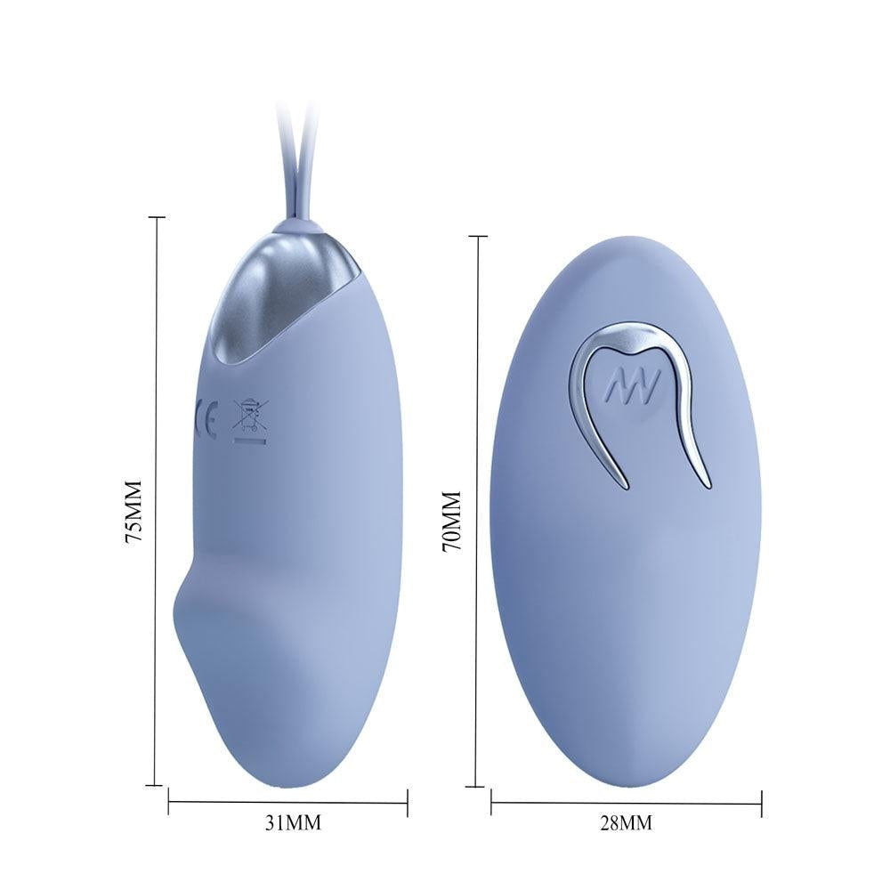 Party Up IVAN Rechargeable Vibrating Egg with Remote - Love Eggs and Kegel Exercisers